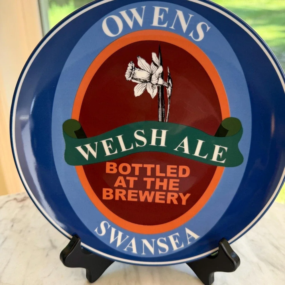 2003 BIA Cordon Bleu British Pub Brewery Ale Advertising Plates Set of 4 VTG Bar
